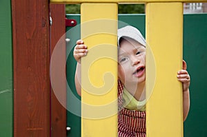 Child in the playground