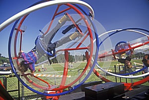 Child playing on The Circulator