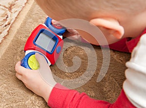 Child playing Video Game