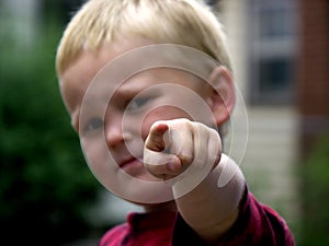 Child pointing