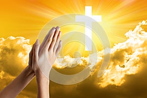 Child Prayer Hands Praying Faith