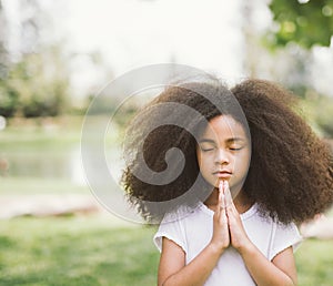 Child praying