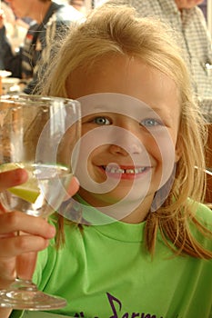 Child in restaurant