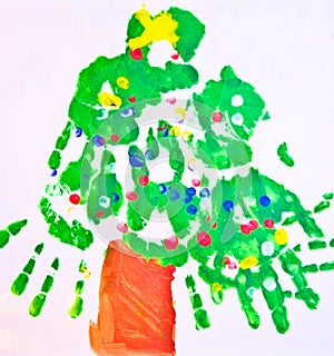 Child's Art Work/ Tree