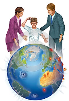 Destruction on earth