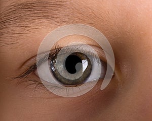 Child's eye