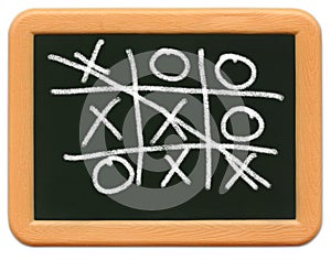 Child's Mini Chalkboard - Tic Tac Toe