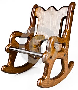 Child's Solid Wood Rocking Chair