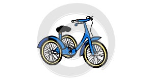 Child's tricycle illustration