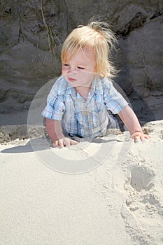 Child sand dune