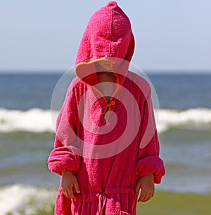 Child by the sea