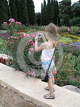 Child shooting with small camera