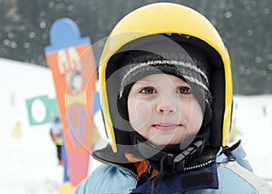 Child skier