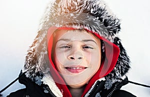 Child on the snow