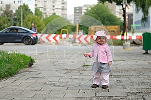 Child on street
