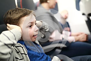 Child suffer discomfort from increased ear pressure