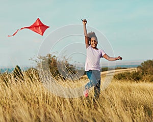 child summer fun lifestyle friend kite outdoor girl field joy childhood run