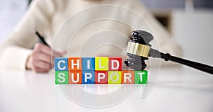 Child Support Divorce Court Order
