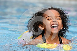 Child Swimming