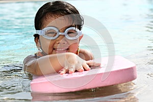 Child Swimming