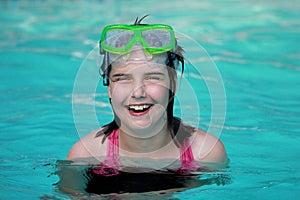 Child in a Swimming Pool