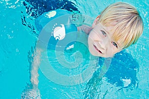 Child in the swimming-pool