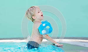 Child in the swimming-pool