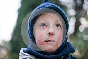 Child with tears
