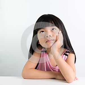 Child thinking photo