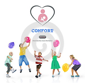 Child Training Comfort Affection Nursery Concept