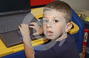 Child Using Computer