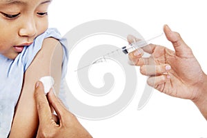 Child vaccination photo