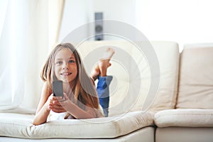 Child watching tv