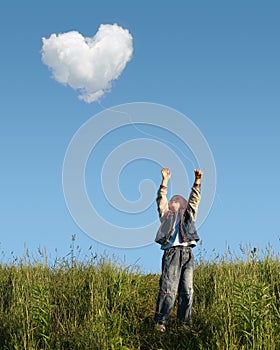 Child who catches cloud