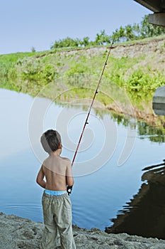 Childhood fishing addiction