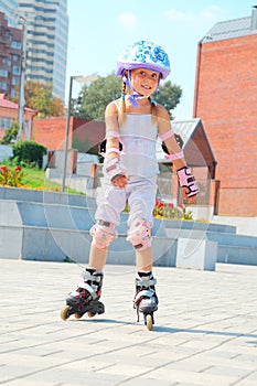 childhood sports roller blading