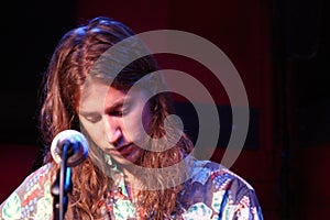 Ludwig Emil Tomas GÃ¶ransson and Childish Gambino in session in New York