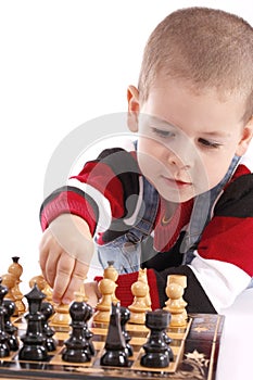 Childre playing chess