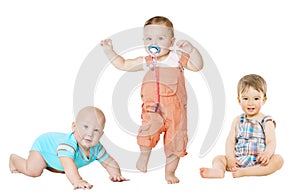 Children Active Growth Portrait, Little Kids, Baby Activity