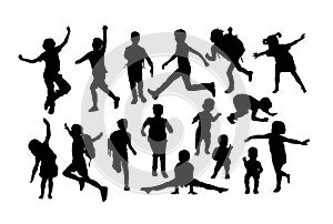 Children Activity Silhouettes