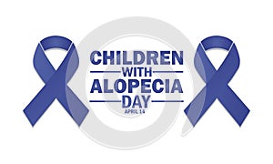 Children with Alopecia Day, background