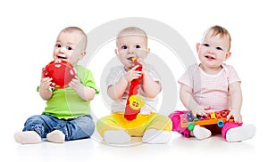 Children babies play img