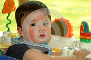 Children- Baby Playing Outside