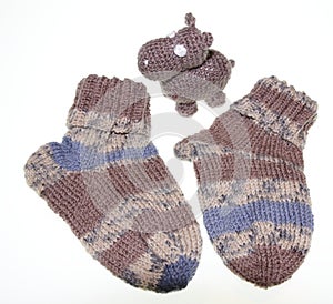 Children baby socks knitted