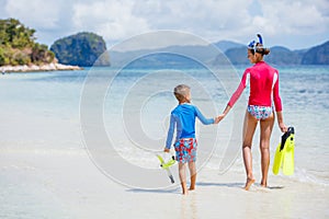 Children on beach