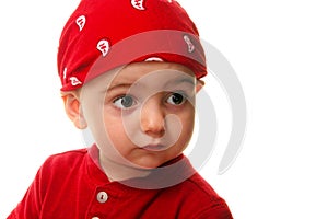 Children: Boy Wearing Do Rag