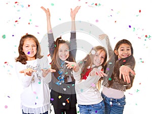 Children celebrating party