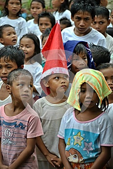 Children on Christmas