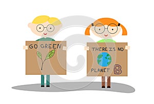 Children Climate Change and Ecology Strike Posters