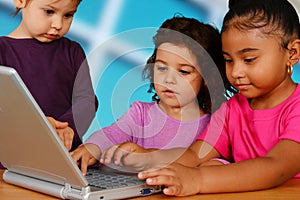 Children On Computer